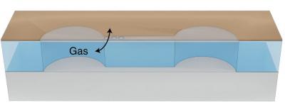 Graphene assists in studying gas dynamics at the nanoscale