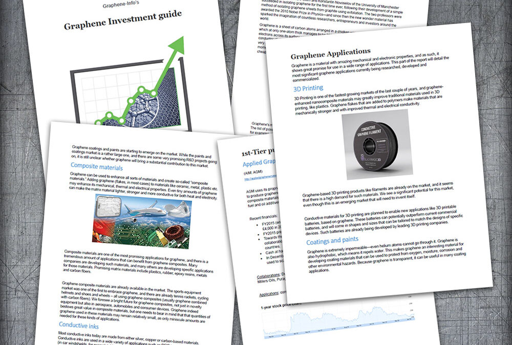 A new version of our Graphene Investment Guide released